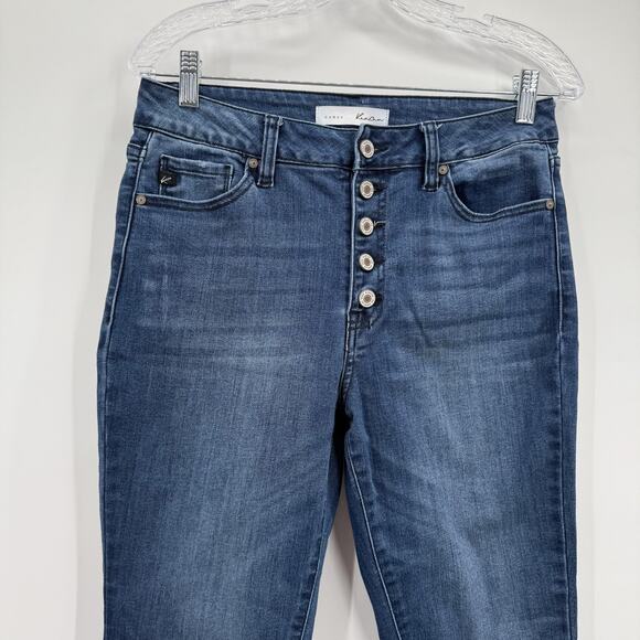 KanCan Jeans Womens 9 29 Blue Skinny Curvy Stretch Button Fly Medium Wash Denim - Picture 2 of 13